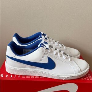 Nike Court Royale White Royal Blue 749747-141 Men’s Size 8.5